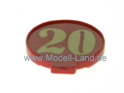 Nummernschild 20 E-Lok Stra�enbahn LGB 20350-E015