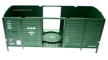 Wagenkasten gr�n G�terwagen gedeckt LGB 41350-E008