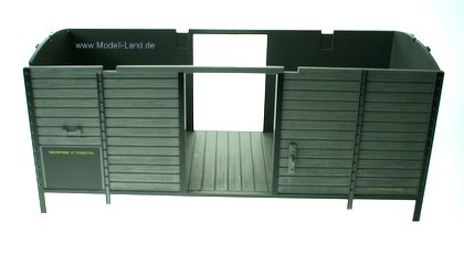 Wagenkasten grau G�terwagen gedeckt LGB 44350-E008