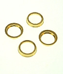 4 Lampenringe goldglanz RhB Krokodil E-Lok LGB 22405-M950
