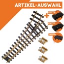 Weiche links Messing R3 mit Verbinder