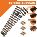 Weiche rechts Messing R3 mit Verbinder