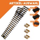 Weiche links Messing R5 mit Verbinder