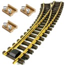 Bogenweiche links R 120/210 cm mit Verbindern