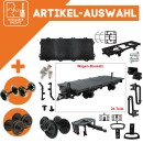 Flachwagen schwarz als Spur-G Bausatz