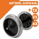 Vollradsatz aus Edelstahl 35 mm für Piko Spur-G