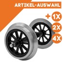 Speichen Radsatz aus Edelstahl 31 mm Spur-G