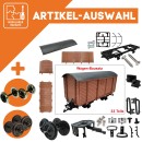 Gedeckter Güterwagen braun als Spur-G Bausatz