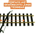 Gleis gebogen Radius 90 cm Messing mit Verbinder ML-Train_auswahl5