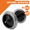 Vollradsatz aus Edelstahl 31 mm Spur G