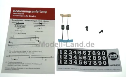 2 Dioden Unterbrechergleis LGB 10153-E001