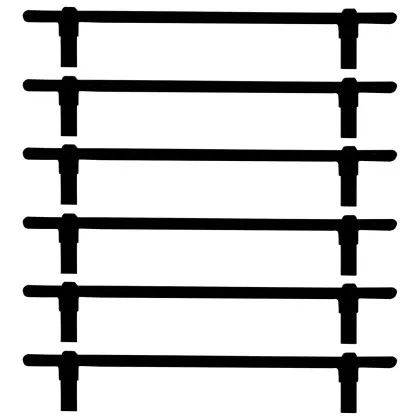 6 x Griffstange schwarz Dampflok 22150 und 22151 LGB 20150-E003