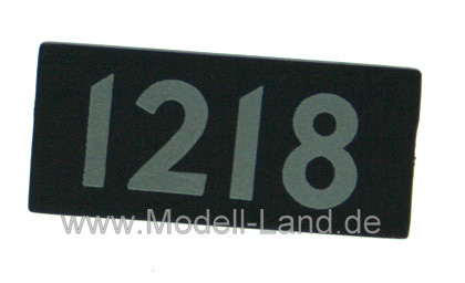 Nummerschild Dampflok UP LGB 20230-E003