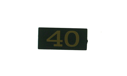 Nummernschild 40 UP Dampflok 70436-E003