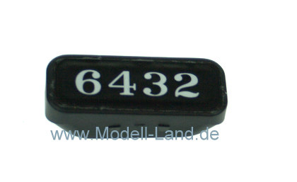 Nummerschild Diesellok SP F7A LGB 24570-E016