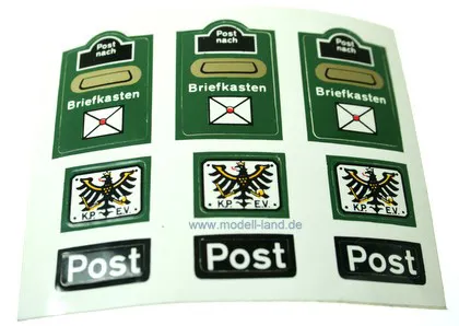 Aufkleber KPEV Personenw Einheitswagen LGB 30190-E199