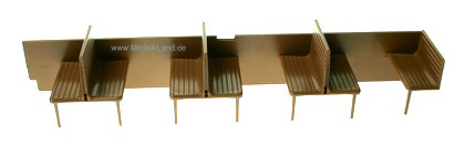 Sitzreihe braun Personenwagen DEV LGB 30200-E909