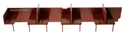 Sitzreihe rot Personenwagen DEV LGB 30200-E010