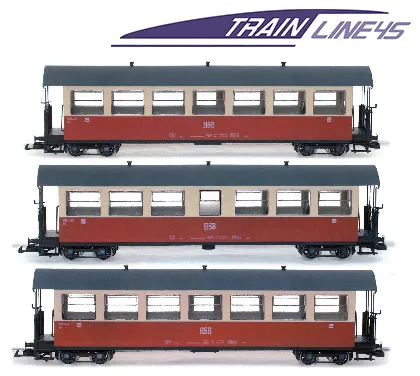 Set HSB Personenwagen 7 Fenster TrainLine 3030741
