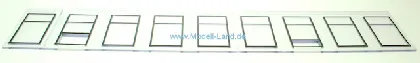 Fenster;schwarz Personenwagen US LGB 30800-E208