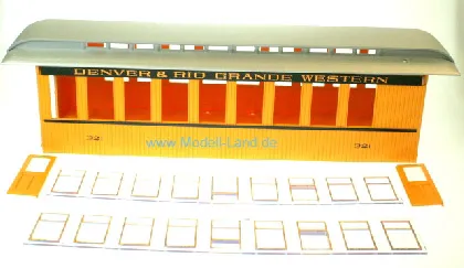Wagenkasten DRGW Personenwagen US LGB 30805-E020