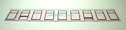 Fenster;rot Personenwagen LGB 30808-E008