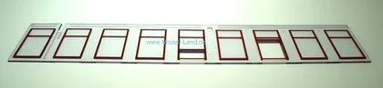Fenster,rot Personenwagen LGB 30808-E009