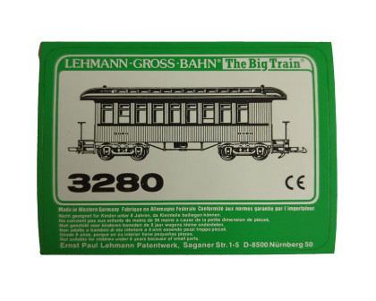 Aufkleber Personenwagen Pennsylvania LGB 3280