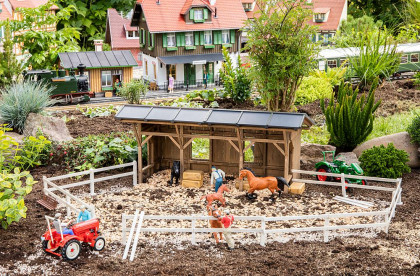 Pferdeunterstand mit Koppelzaun Pola 331146
