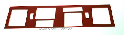 Fensterrahmen rot P-wagen Einheitswagen LGB 35075-E039