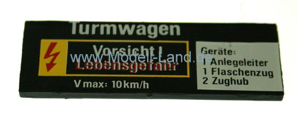 Schild Güterwagen Dienst LGB 35300-E005
