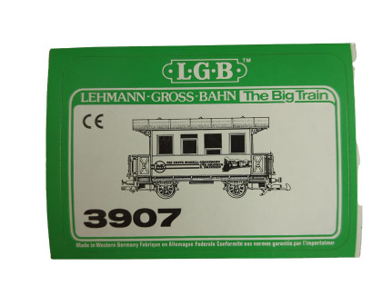 Aufkleber Personenwagen ÖBB LGB 3907