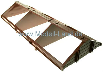 Aufsatz braun Güterwagen Klappdeckel LGB 40110-E117