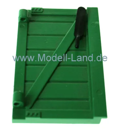 Tür grün mit Hebel Güterwagen Hochbord LGB 40210-E619