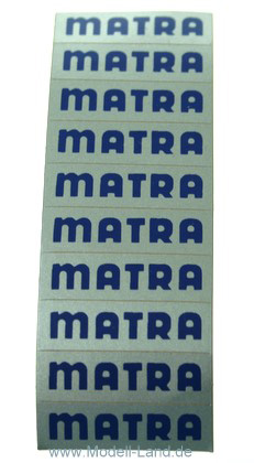 Aufkleber Matra Güterwagen Kranwagen LGB 40420-E198