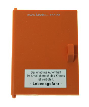 Tür orange Güterwagen Kranwagen LGB 40420-E327