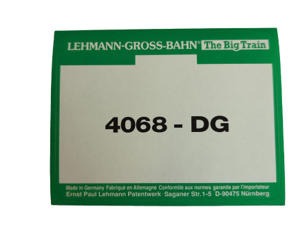 Aufkleber Güterwagen Viehwagen LGB 4068 DG