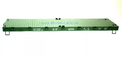 Plattform grün Güterwagen US Flachwagen LGB 40780-E005