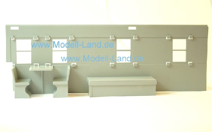 Fensterrahmen grau Güterwagen US Caboose LGB 40790-E112