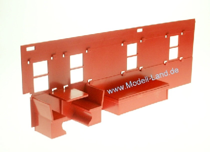 Fensterrahmen mit Sitz rot Güterwagen US Caboose LGB 40790-E812