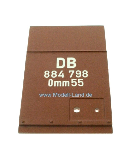 Wagentafel DB Güterwagen RhB LGB 40880-E907