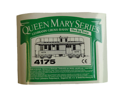 Aufkleber Personenwagen und Gepäckwagen D&RGW LGB 4175