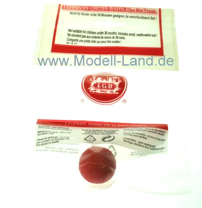 Ball rot Güterwagen Steiff LGB 43140-E008