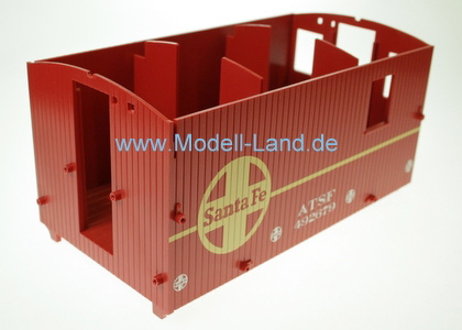 Wagen ATSF Güterwagen Caboose LGB 43653-E128