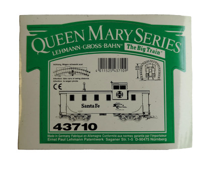 Aufkleber Güterwagen SantaFe LGB 43710