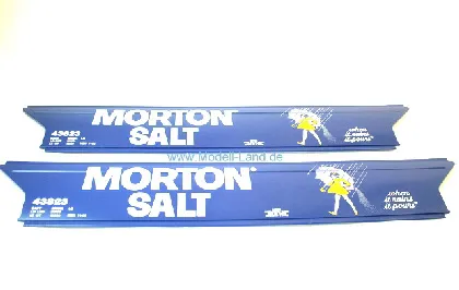 2 Seitenteile blau Güterwagen US Hopper LGB 43823-E021