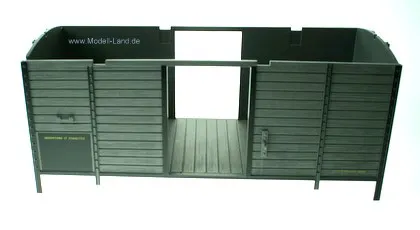 Wagenkasten grau Güterwagen gedeckt LGB 44350-E008