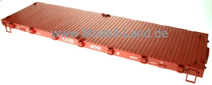 Wagenboden rot Güterwagen Auto LGB 46590-E004