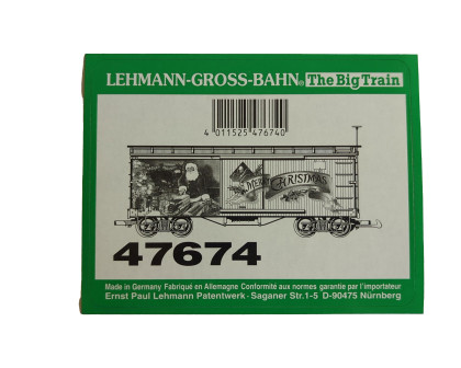 Aufkleber Güterwagen Weihnachten LGB 47674
