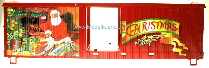 Wagenkasten Christmas Güterwagen US Car LGB 47674-E006